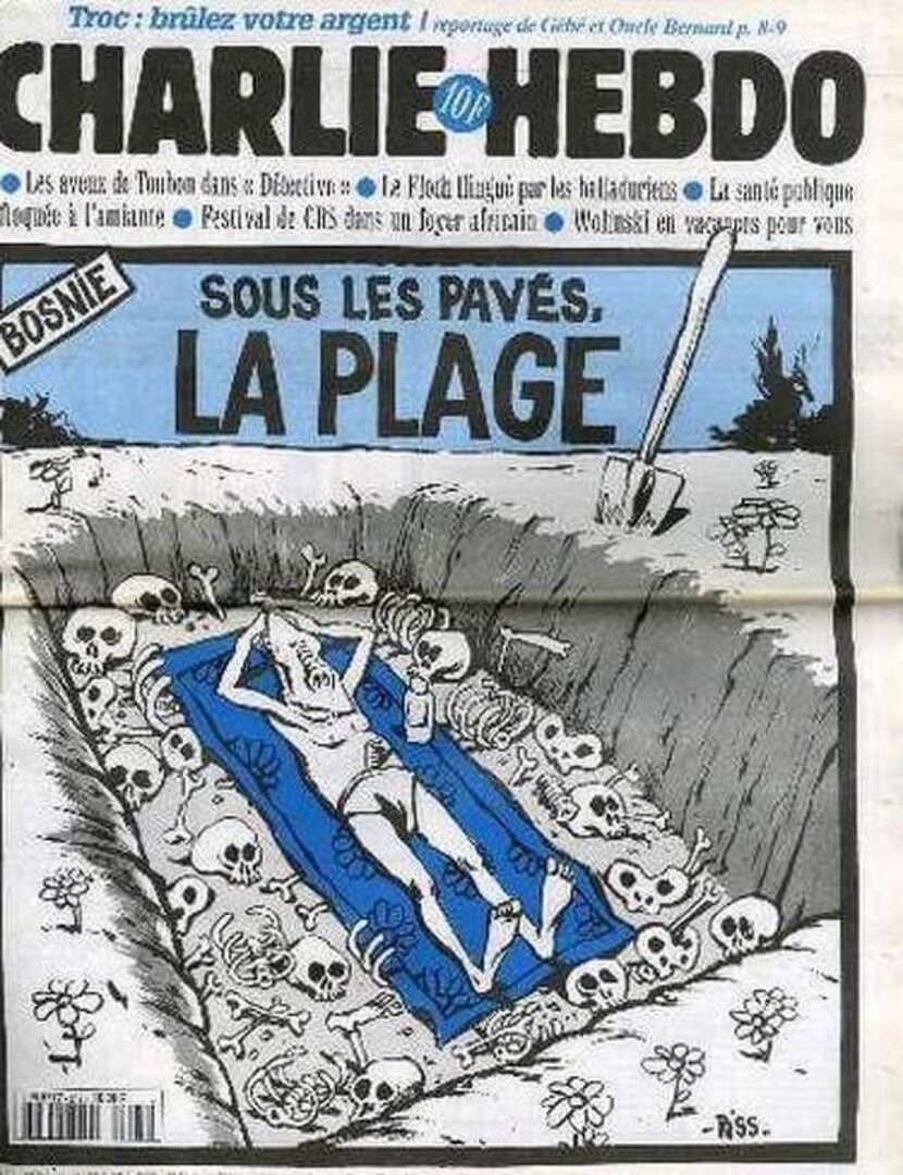 Charlie Hebdo se sprdao s genocidom u BiH! - slika 1